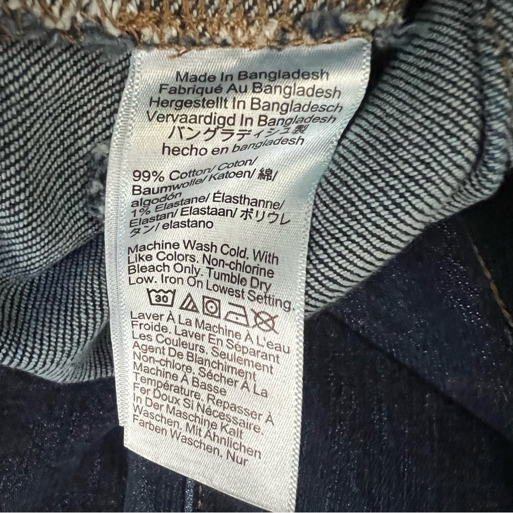 J Crew Factory Full Length Slim Wide Leg Sailor Jeans 35 Tall Premium Edition - Picture 10 of 15